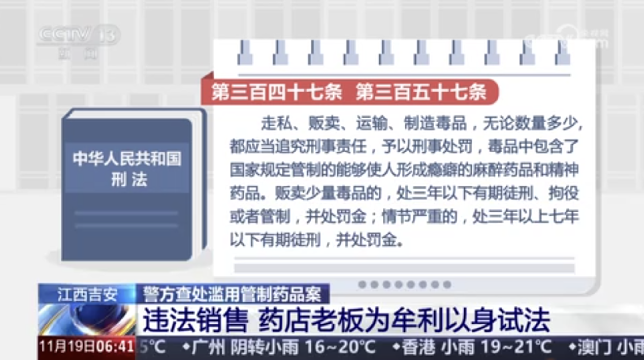 江西吉安 警方查处滥用管制药品案 违法销售 药店老板为牟利以身试法